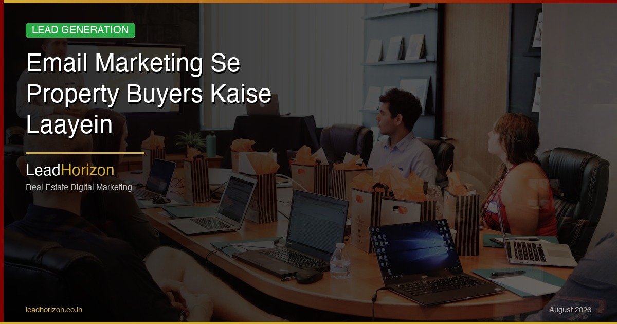 Email Marketing Se Property Buyers Kaise Laayein | LeadHorizon - email marketing property hindi Guide for Real Estate | LeadHorizon Delhi NCR