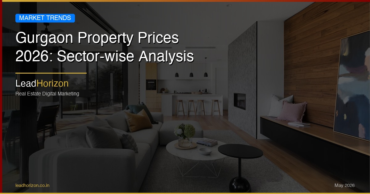 Gurgaon Property Prices 2026: Sector-wise Analysis | LeadHorizon - gurgaon property prices 2026 Guide for Real Estate | LeadHorizon Delhi NCR