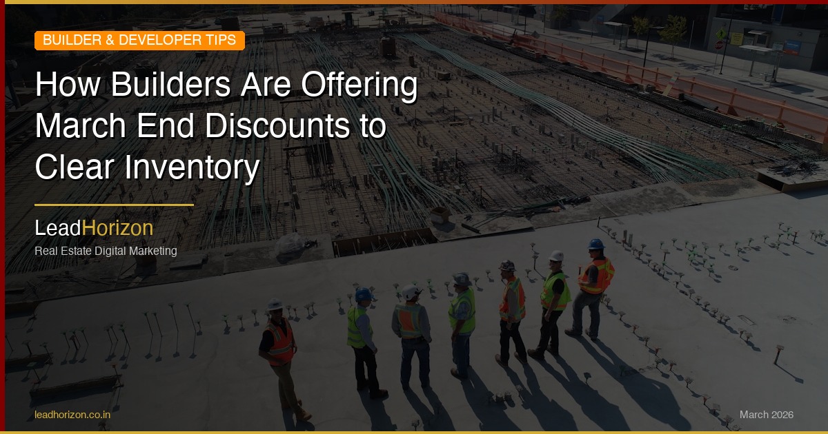 How Builders Are Offering March End Discounts to Clear Inventory | LeadHorizon - builder march discounts Guide for Real Estate | LeadHorizon Delhi NCR