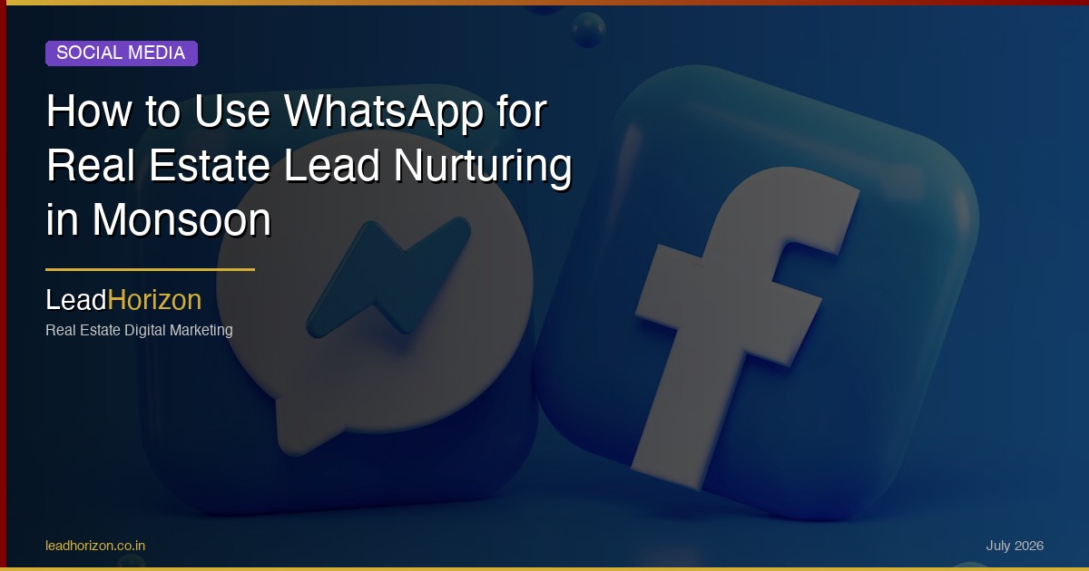 How to Use WhatsApp for Real Estate Lead Nurturing in Monsoon | LeadHorizon - whatsapp real estate monsoon lead nurturing Guide for Real Estate | LeadHorizon Delhi NCR