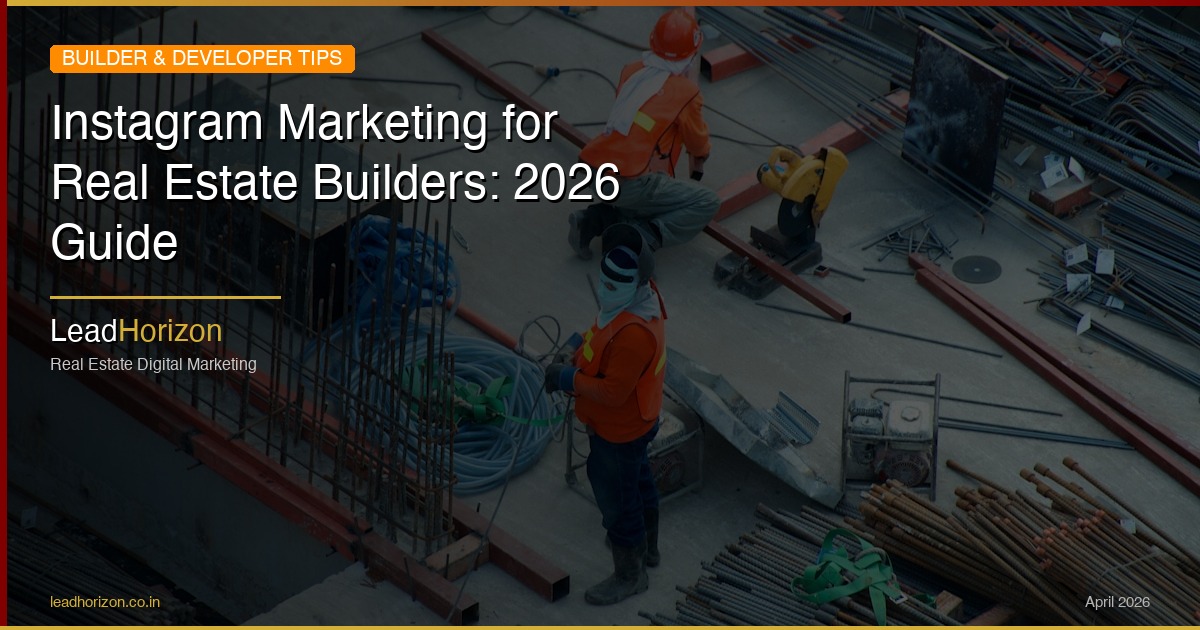 Instagram Marketing for Real Estate Builders: 2026 Guide - instagram marketing real estate 2026 Guide for Real Estate | LeadHorizon Delhi NCR