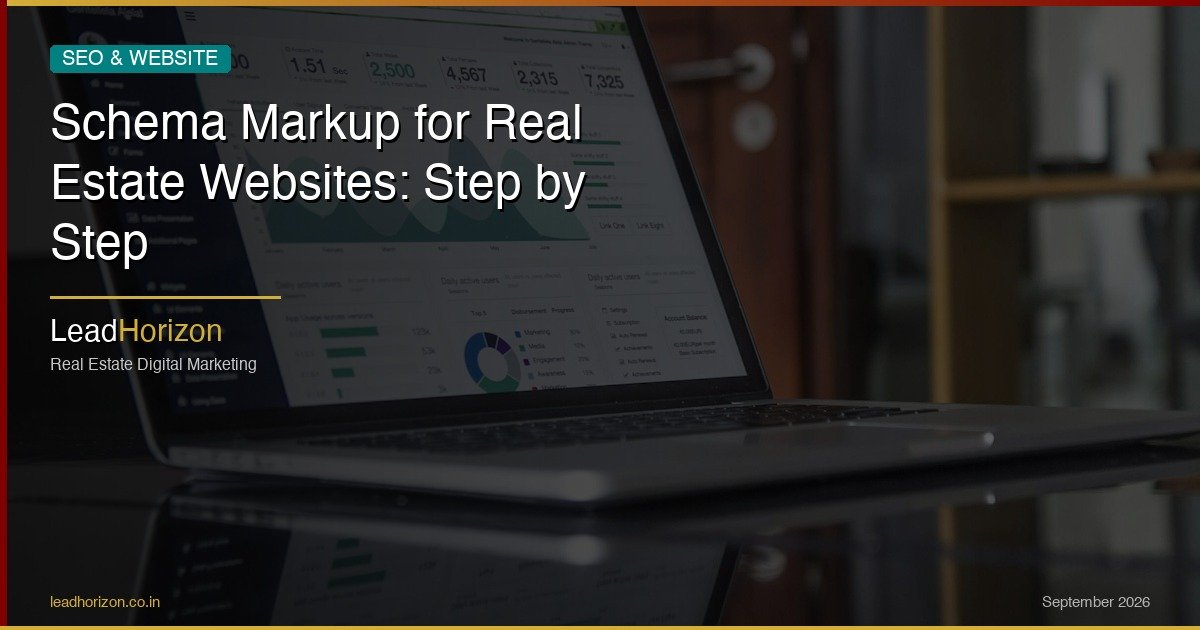 Schema Markup for Real Estate Websites: Step by Step | LeadHorizon - schema markup property website Guide for Real Estate | LeadHorizon Delhi NCR