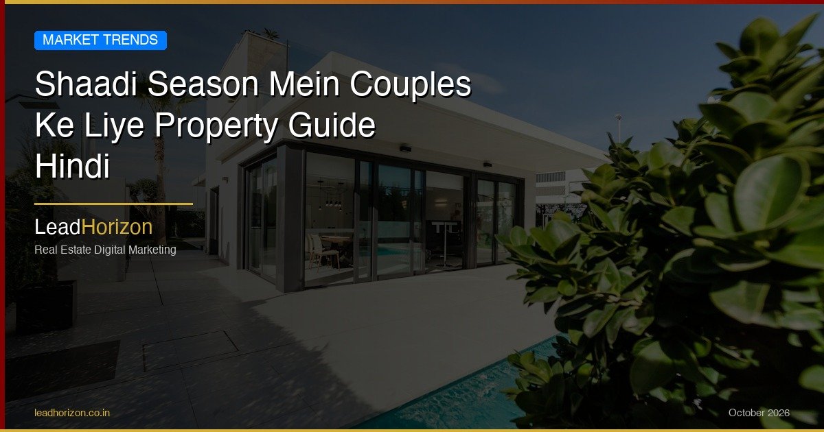 Shaadi Season Mein Couples Ke Liye Property Guide Hindi - wedding season property guide hindi Guide for Real Estate | LeadHorizon Delhi NCR