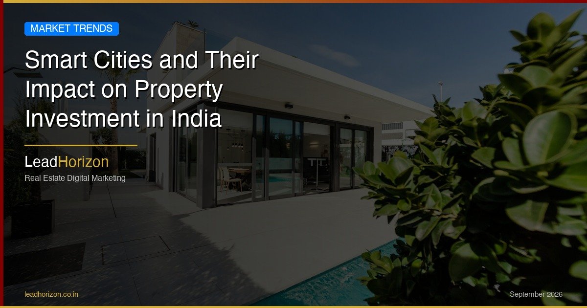 Smart Cities and Their Impact on Property Investment in India - smart city property investment Guide for Real Estate | LeadHorizon Delhi NCR