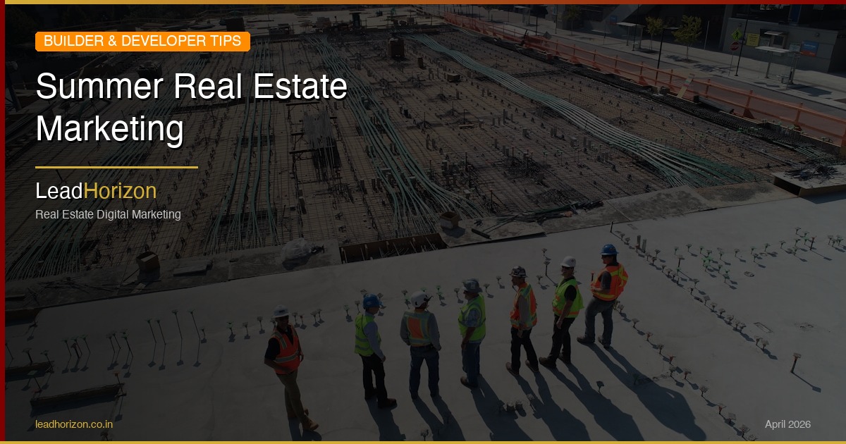 Summer Real Estate Marketing - summer real estate marketing Guide for Real Estate | LeadHorizon Delhi NCR