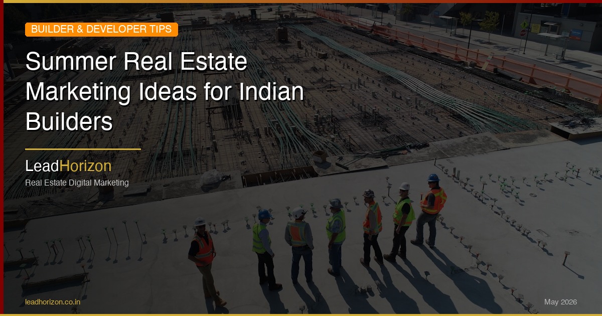 Summer Real Estate Marketing Ideas for Indian Builders | LeadHorizon - summer property marketing india Guide for Real Estate | LeadHorizon Delhi NCR