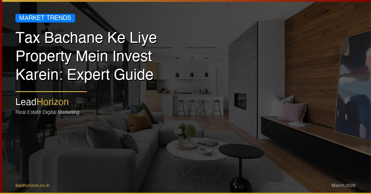 Tax Bachane Ke Liye Property Mein Invest Karein: Expert Guide | LeadHorizon - tax saving property investment hindi Guide for Real Estate | LeadHorizon Delhi NCR
